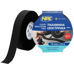 Стрічка тканинна ізоляційна HPX LI1925 19мм х 25м