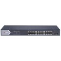 Комутатор 24 порти керований Hikvision DS-3E1526P-SI PoE