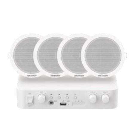 Гібридний аудіокомплект Hikvision DS-QAE1KA80206-4