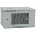 Шафа телекомунікаційна IPCOM 4U 600x350 двері перфорація (сіра)