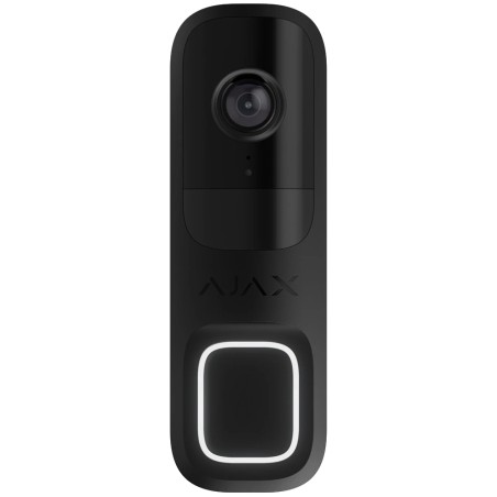 Відеодзвінок Ajax Doorbell black RAL 9005
