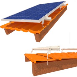 Комплект InstallKit IK-L-M-1 кріплення сонячних панелей до 1065мм металочерепиця профнастил шифер
