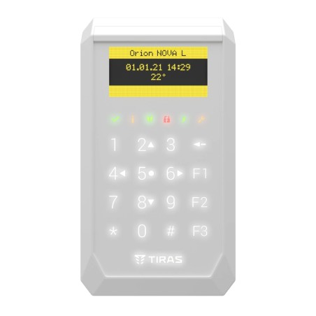 Сенсорна OLED клавіатура Тірас Tiras K-PAD OLED (white)