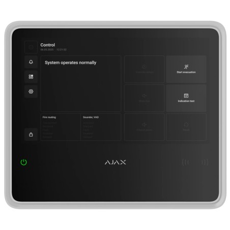 Пожежна централь Ajax EN54 Fire Hub white