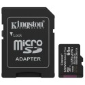 Модуль флеш-пам'яті Kingston MICRO SDXC 64GB UHS-I W/ADAPTER