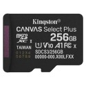 Карта пам'яті Kingston microSD 256GB C10 UHS-I A1 V10 R150MB/s