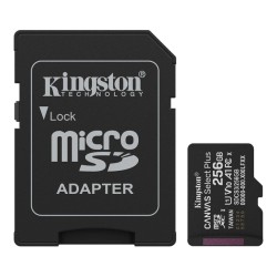 Карта пам'яті Kingston microSD 256GB C10 UHS-I A1 V10 R150MB/s + SD