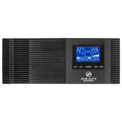 Інвертор з ДБЖ Kraft KRF-AVR1200VA/1КW-12V(MPPT 30А)