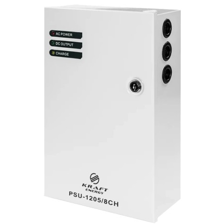 Джерело безперебійного живлення Kraft PSU-1205/8CH