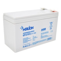 Акумуляторна батарея MERLION AGM GP1275F2 12В 7,5А•г