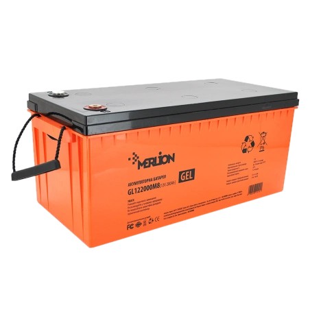 Акумуляторна батарея 12 V 200 Ah MERLION GL122000M8