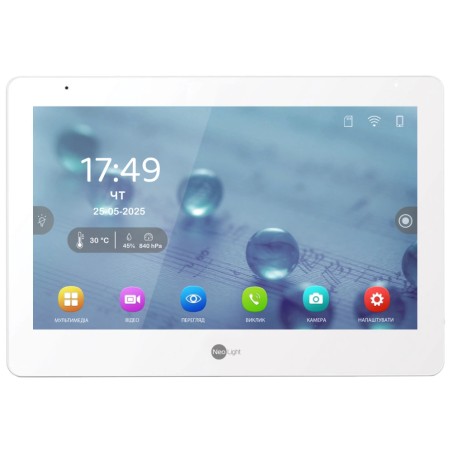 Відеодомофон NeoLight MEZZO Hybrid White