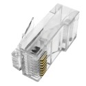 Конектор (100 шт/уп.) Merlion RJ-45 8P8C UTP Cat-5 Q100 Brown