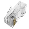 Конектор (100 шт/уп.) Merlion RJ-45 8P8C UTP Cat-5 Q100 Brown