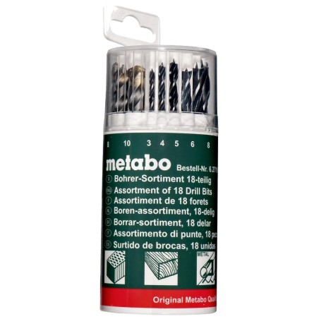 Набір свердел Metabo 18 предм. (627190000)