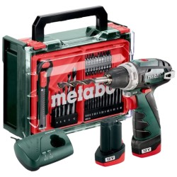 Акумуляторний шуруповерт Metabo PowerMaxx BS Basic Mobile Workshop (600080710)