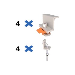 Комплект кріплень Kripter MetalTile I до металочерепиці