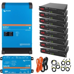 Система безперебійного живлення однофазна VictronEnergy MultiPlus-II + Dyness 4кВт 19.2кВт•г