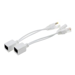 Адаптер SEVEN P-731 PoE SET white