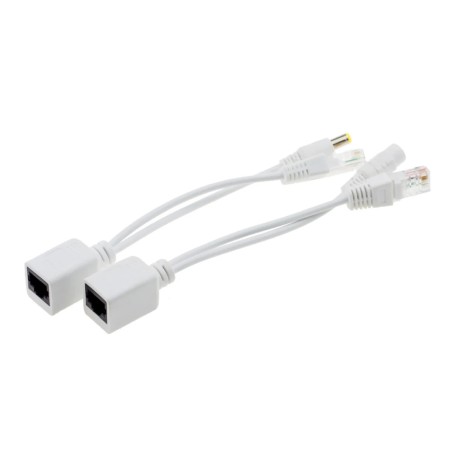 Адаптер SEVEN P-731 PoE SET white