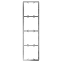 Рамка для чотирьох вимикачів Ajax Frame (4 seats) vertical [55] ASP