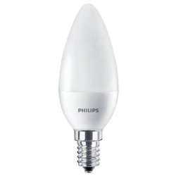 Лампочка 5W 500lm Philips Ecohome LED Candle E14 840B35