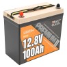Аккумуляторна батарея Power Queen LiFePO4 12.8В 100А•г Mini 1280Вт•г