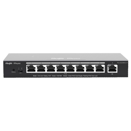 Комутатор 9 портів керований Ruijie RG-ES209GC-P POE