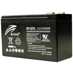 Свинцево-кислотна акумуляторна батарея Ritar RT1270 7А•г 12В