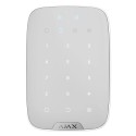 Superior Keypad Plus white Jeweller Бездротова клавіатура з підтримкою захищених карток і брелоків Ajax