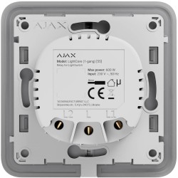 Реле для одноклавішного вимикача Ajax LightCore (1-gang) vertical