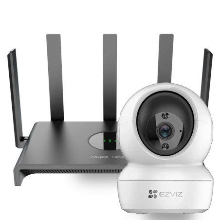 Комплект Ezviz CS-H6c (4MP,W1) + Reyee RG-EW1300G