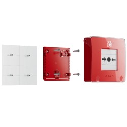 Сповіщувач Ajax Manual Call Point (Red) (8EU) ASP ручний пожежний