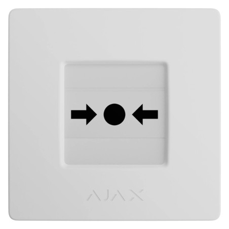 Сповіщувач Ajax Manual Call Point (White) (8EU) ASP ручний бездротовий