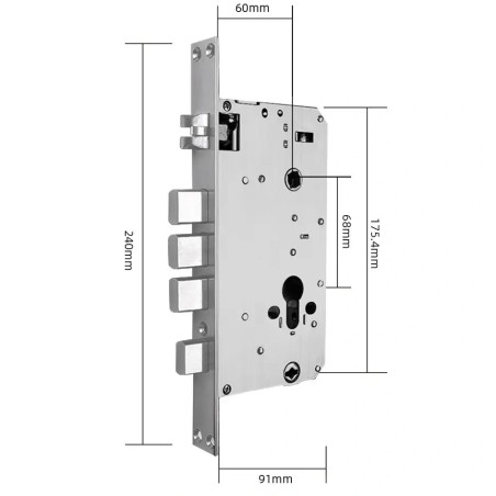 Врізна частина SEVEN LOCK 6068