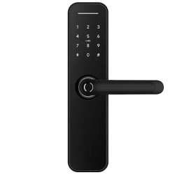 Розумний дверний біометричний замок SEVEN LOCK SL-7766BF black (без врізної частини)