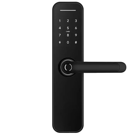 Розумний дверний біометричний замок SEVEN LOCK SL-7766BF black (без врізної частини)