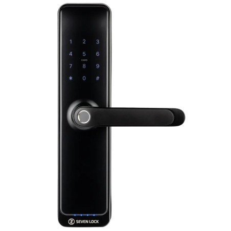 Розумний замок SEVEN LOCK SL-7767BF black