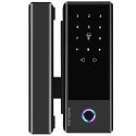 Розумний біометричний замок на скляні двері SEVEN LOCK SL-7776BF black