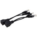 Адаптер SEVEN P-731 PoE SET black