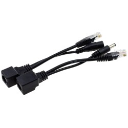 Адаптер SEVEN P-731 PoE SET black