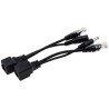 Адаптер SEVEN P-731 PoE SET black