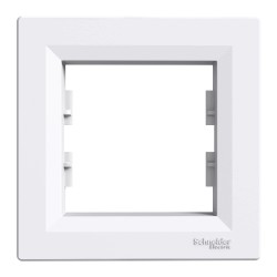 Рамка 1-місна горизонтальна біла Schneider Electric ASFORA EPH5800121