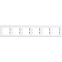 Рамка 6-місна горизонтальна біла Schneider Electric ASFORA EPH5800621