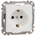 Розетка Schneider Electric Sedna Design & Elements SDD111022 з заземлення та шторками