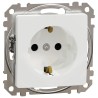Розетка Schneider Electric Sedna Design & Elements SDD111022 з заземлення та шторками