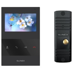 Комплект відеодомофону Slinex SQ-04(Black)+ML-16НD(Black)