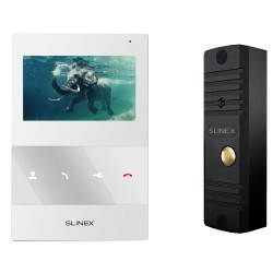 Комплект відеодомофона Slinex SQ-04M(White) + ML-16НR(Black)
