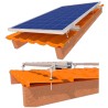 Комплект StringSetter SS-XL-M 05 кріплення 5 сонячних панелей до 1145мм металочерепиця, шифер