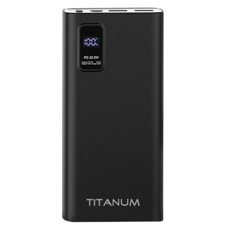 Повербанк TITANUM 727S 20000mAh 22.5W Black